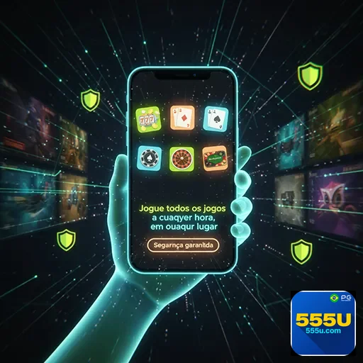 Usuário acessa jogos de cassino no celular de forma intuitiva