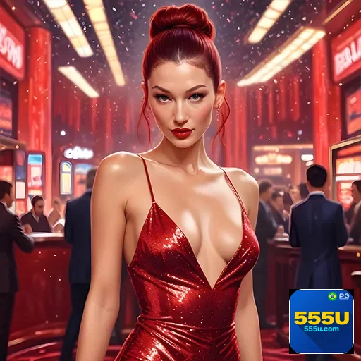 Jogadores desfrutando jogos diversificados no cassino online 555u